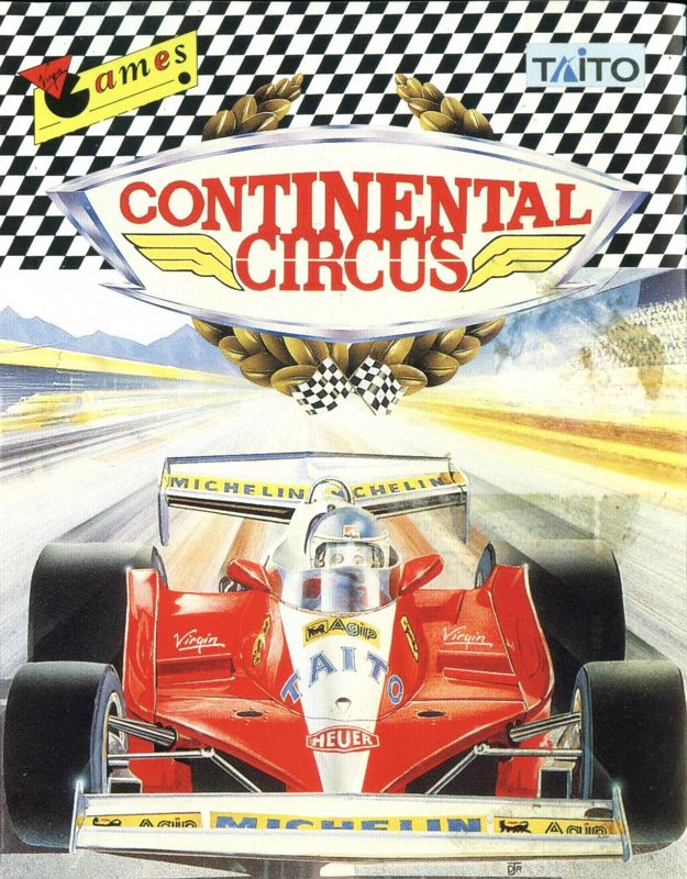 Continental Circus box art for Amiga
